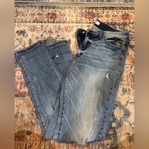 KanCan Women's Relaxed Blue Jeans